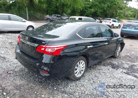 2019 Nissan Sentra Sv z USA, uszkodzony, nr VIN 3N1AB7AP2KL611613